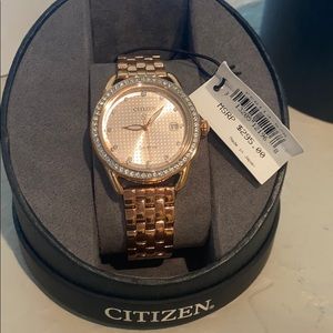 Rose gold citizens watch